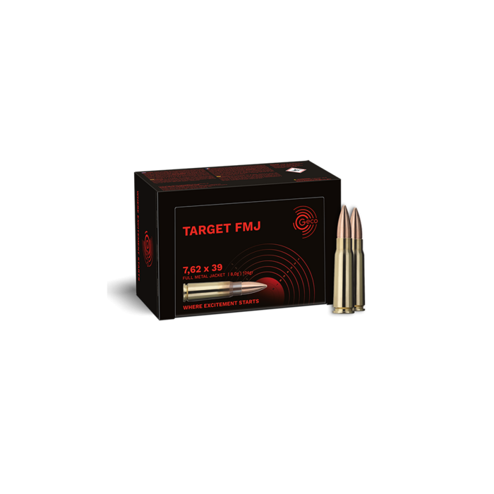 Amunicja Geco 7,62x39 Target FMJ 8g